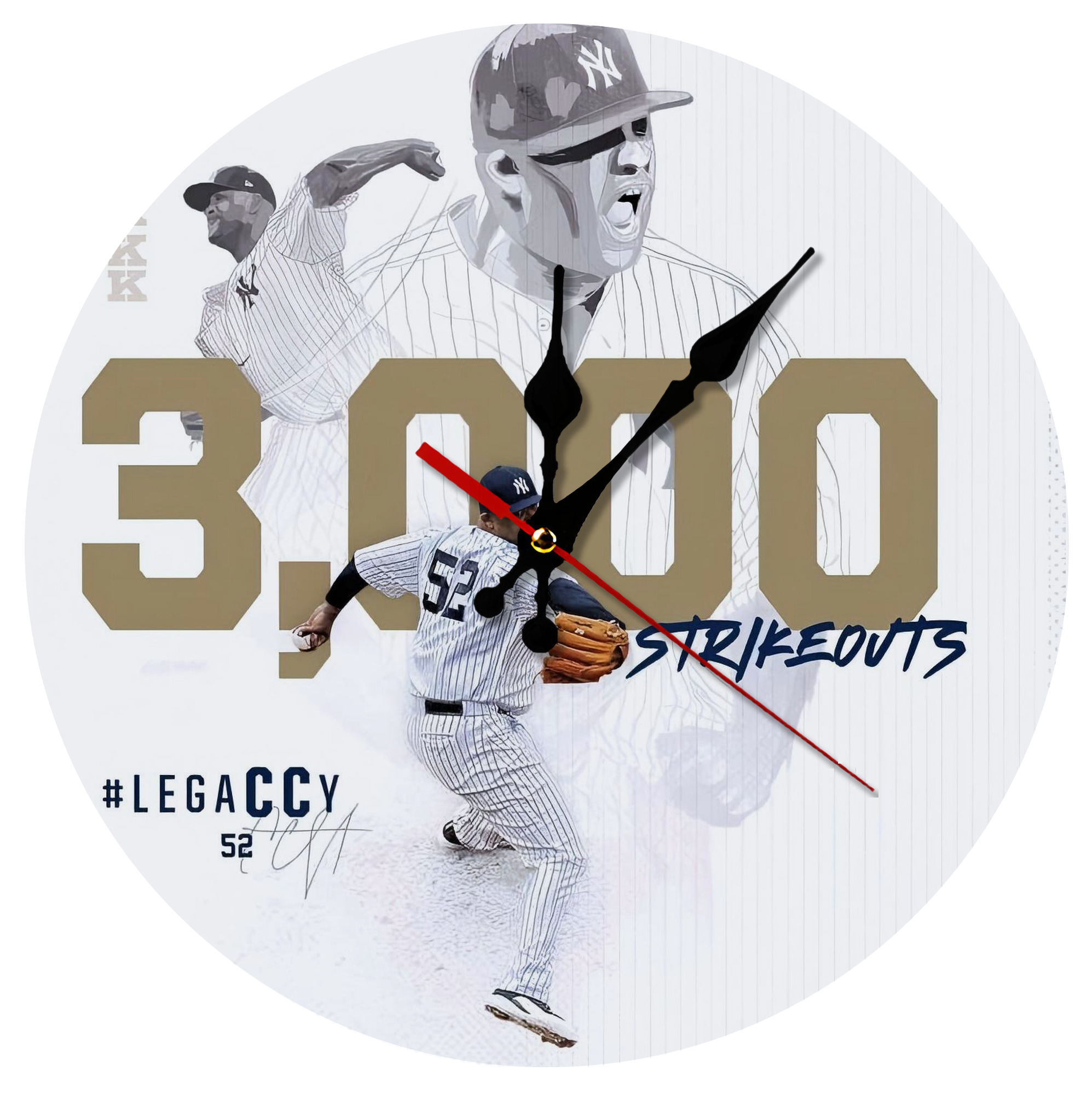 CC Sabatnia 20 Silent Round Wall Clock – Modern & Stylish DIY Design, Durable Wood Construction, Easy To Install – Perfect For Office, Bedroom, Living Room, And More